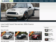 Tablet Screenshot of johnnyauto.com